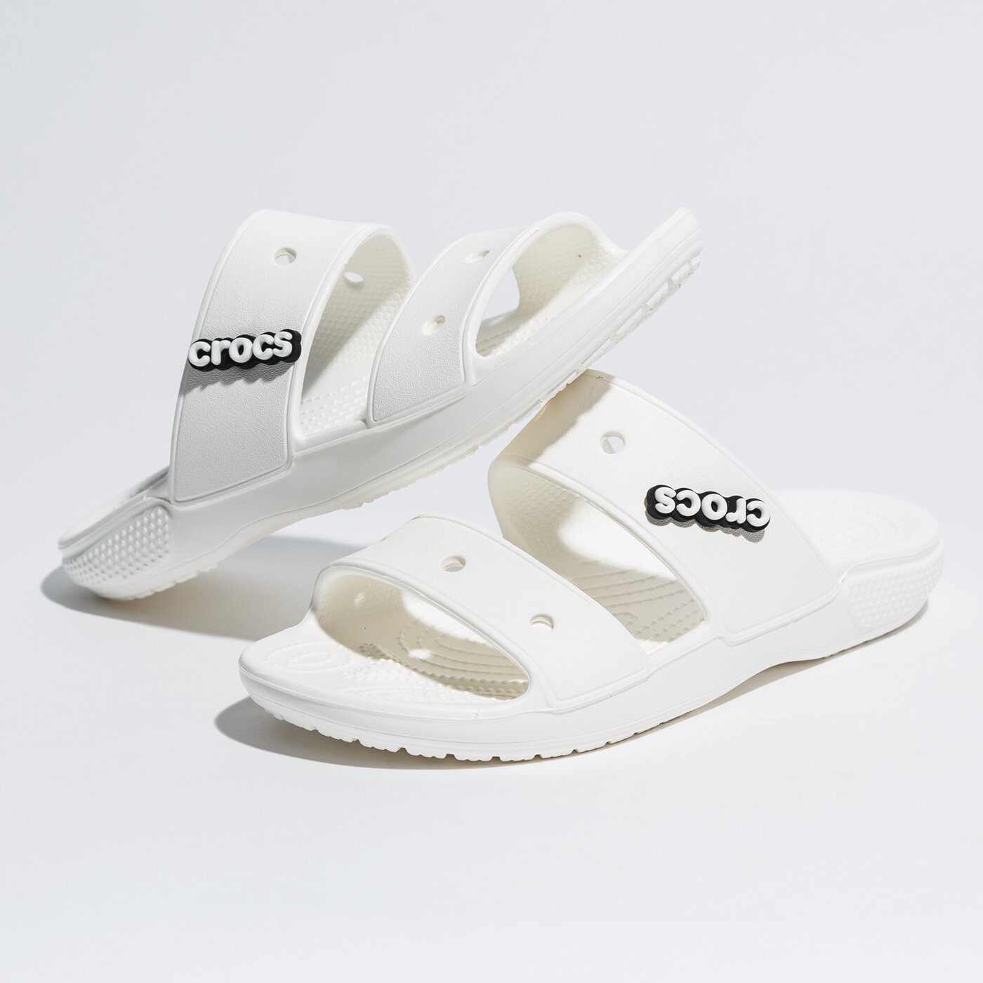 Damskie klapki CROCS CLASSIC CROCS SANDAL 206761-100 kolor biały