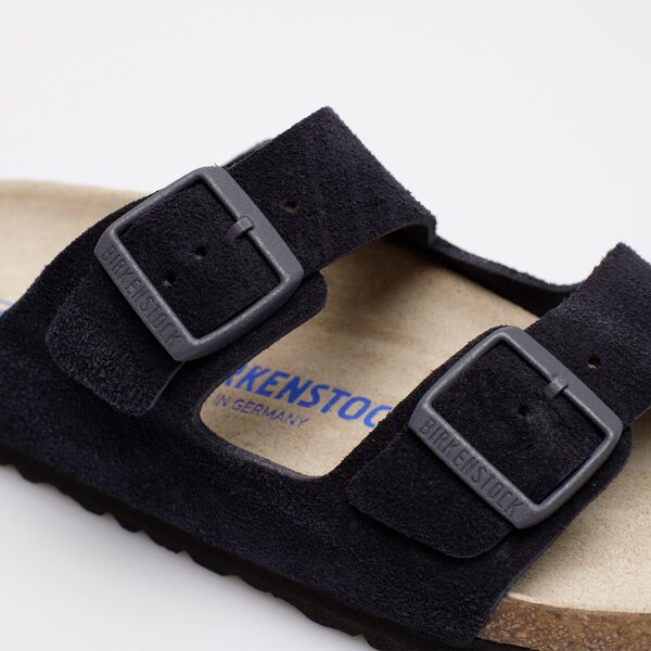 Męskie klapki BIRKENSTOCK ARIZONA SFB VL MIDNIGHT 1020716 kolor czarny