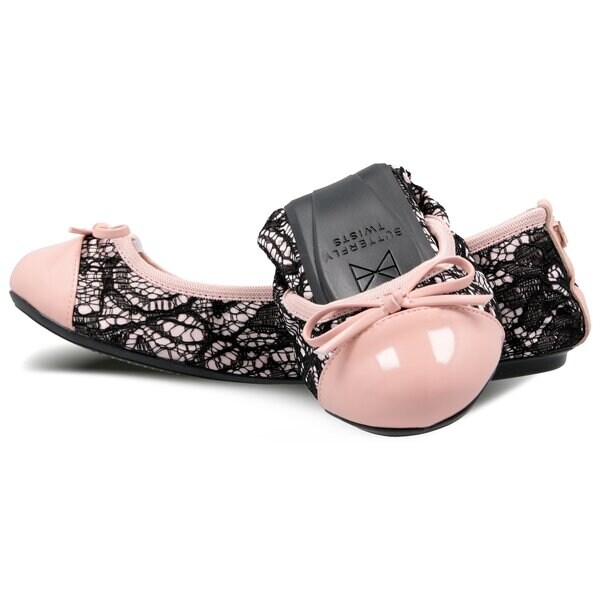 Damskie baleriny (buty) BUTTERFLY TWISTS OLIVIA bt21-036-183 kolor czarny