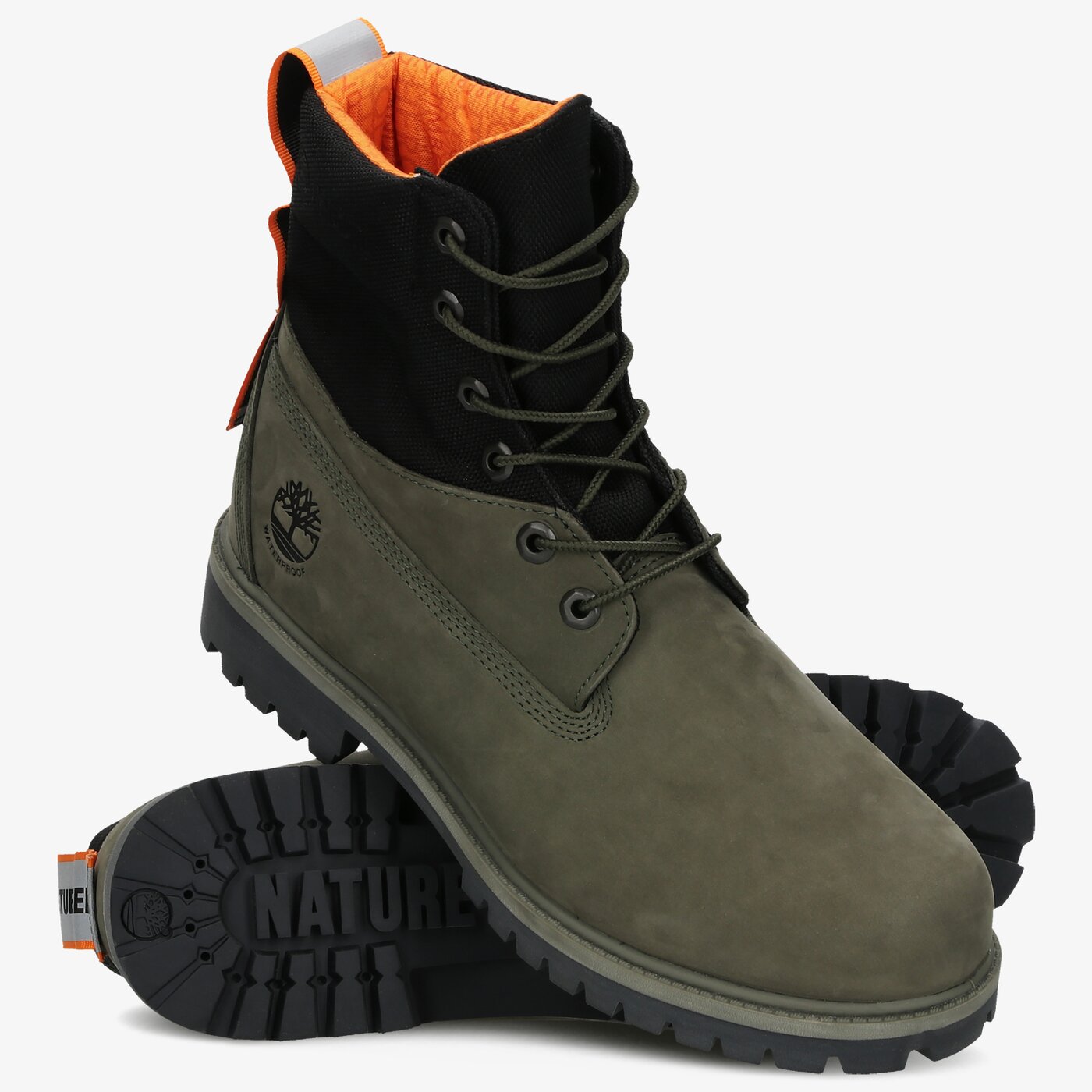 Męskie buty za kostkę TIMBERLAND 6" WP TREADLIGHT BOOT tb0a2dpua581 kolor khaki