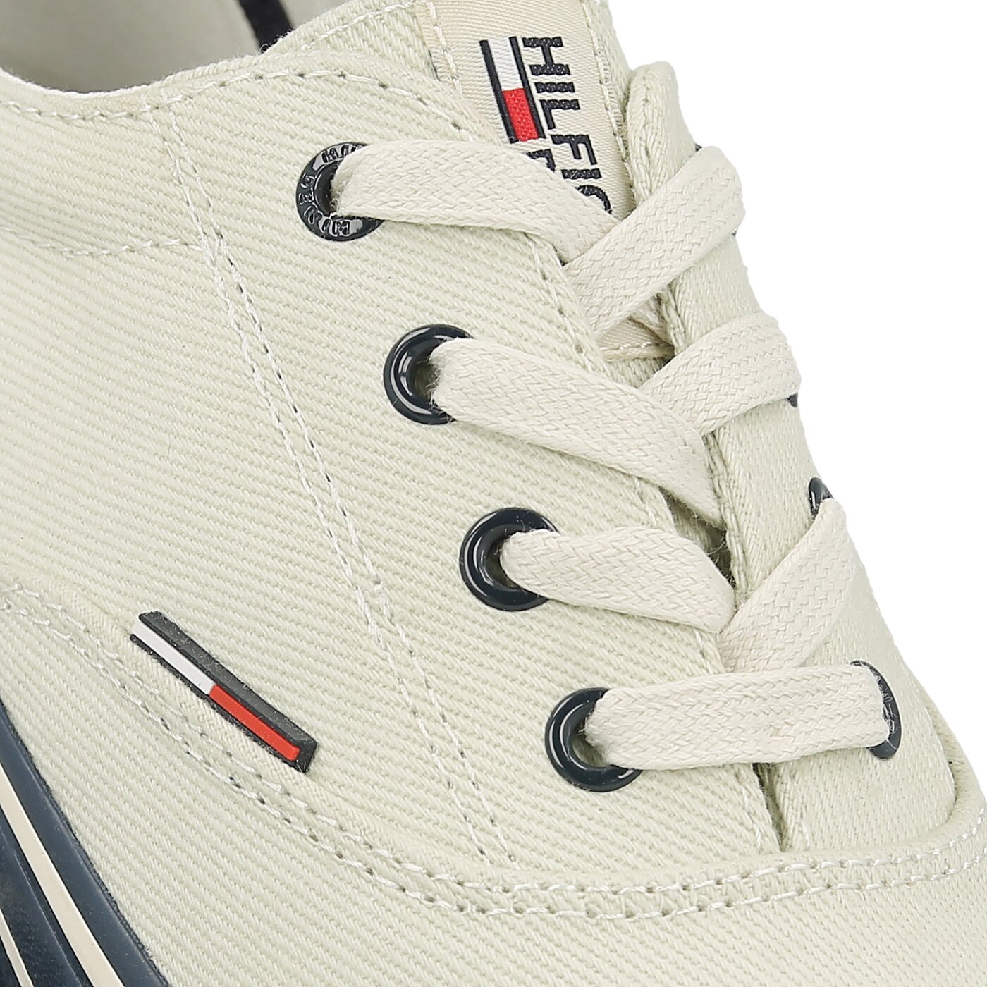 Męskie trampki TOMMY HILFIGER V2385IC 2D fm0fm00603156 kolor beżowy