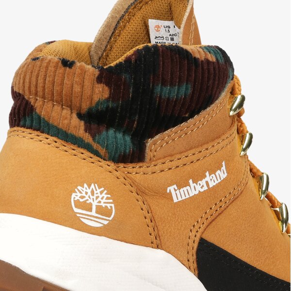 Dziecięce buty outdoor / trekkingowe TIMBERLAND BROOKLYN EURO SPRINT tb0a2guu2311 kolor żółty