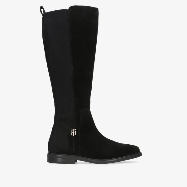Damskie kozaki TOMMY HILFIGER TH ESSENTIALS LONGBOOT fw0fw05992bds kolor czarny