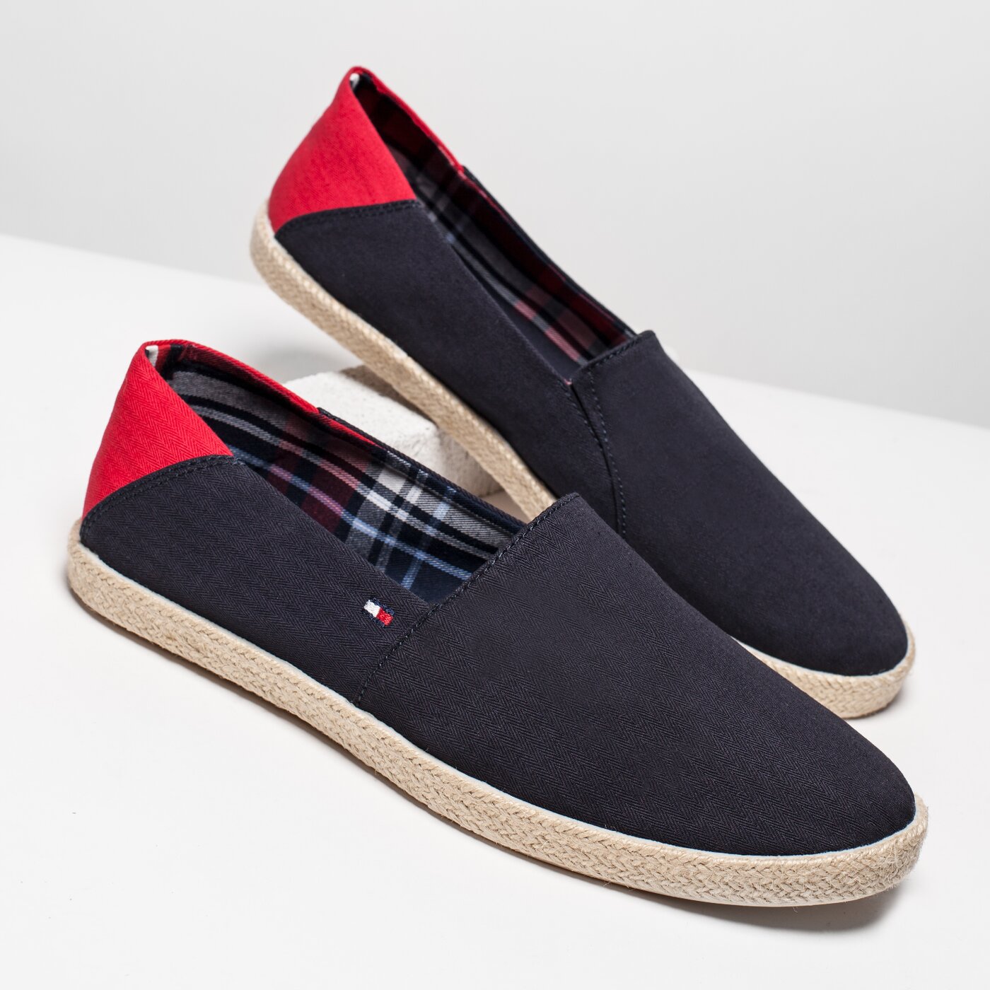 Męskie półbuty TOMMY HILFIGER EASY SUMMER SLIP ON 2D_1 fm0fm00569403 kolor granatowy