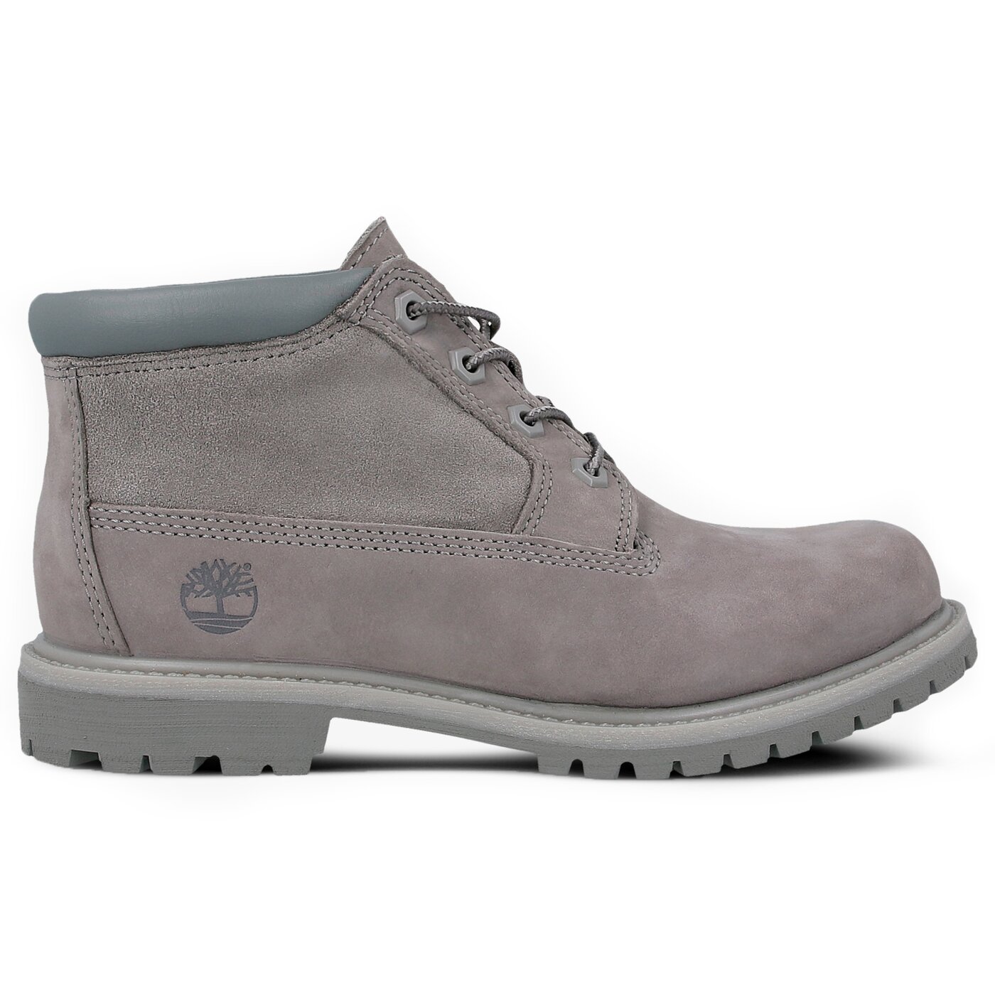 Damskie trapery TIMBERLAND NELLIE CHUKKA LTHR SDE NWP tb0a1gyxf491 kolor szary