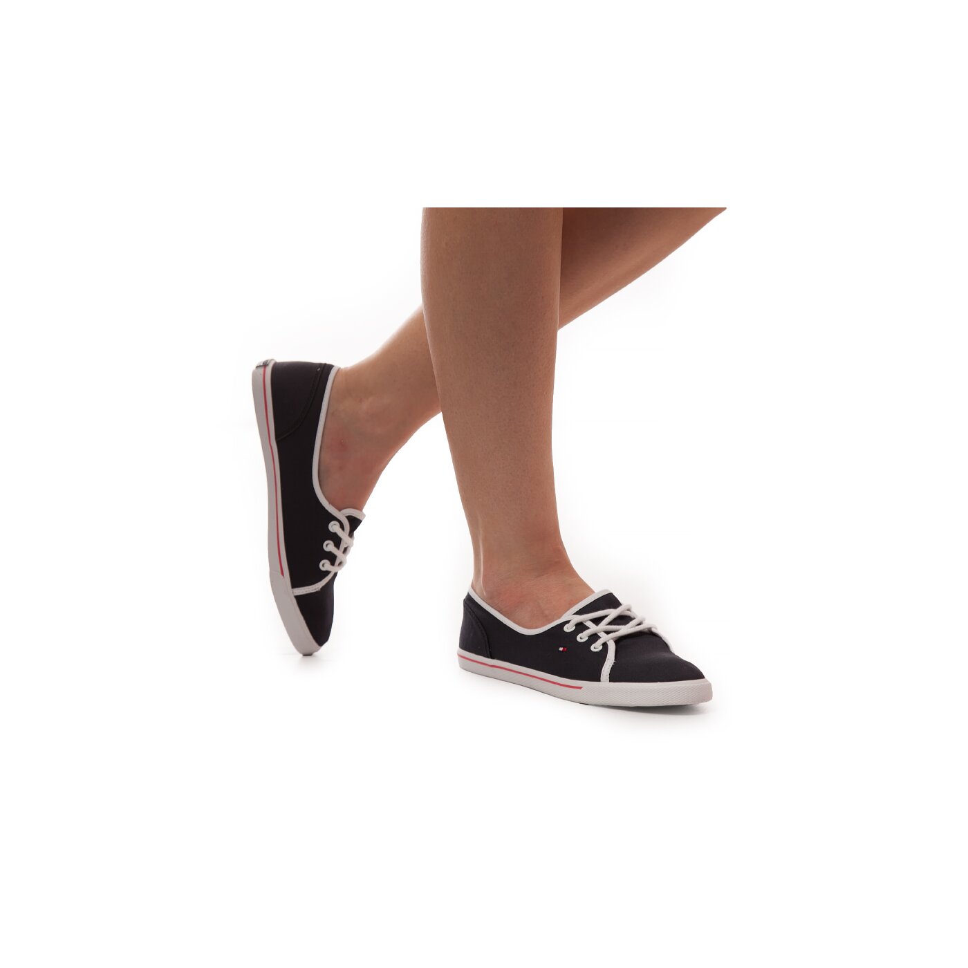 Damskie trampki TOMMY HILFIGER KESHA 11D  fw56819389403 kolor granatowy