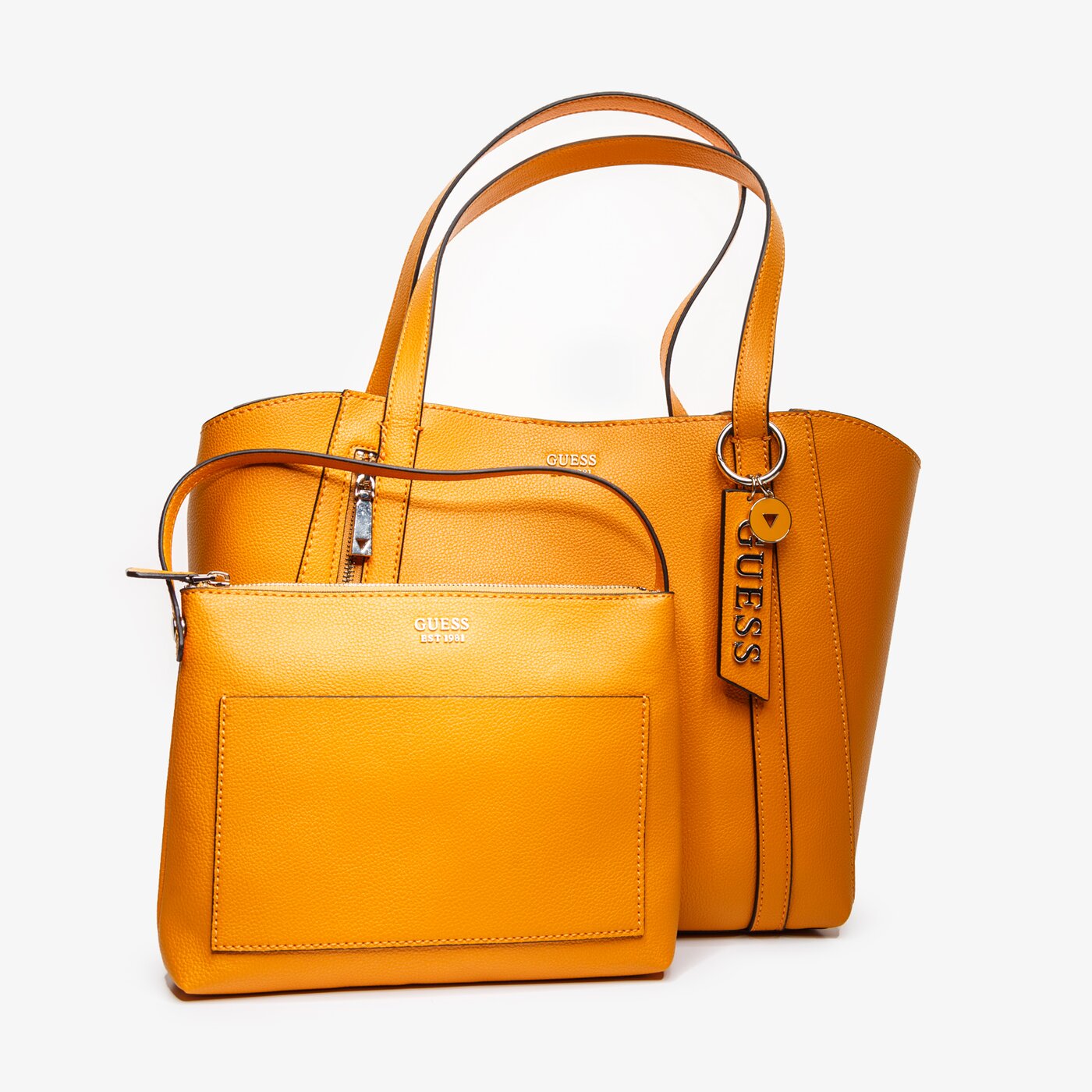 Damska torebka GUESS TOREBKA NAYA TRAP TOTE hwvg7881230mgd kolor musztardowy