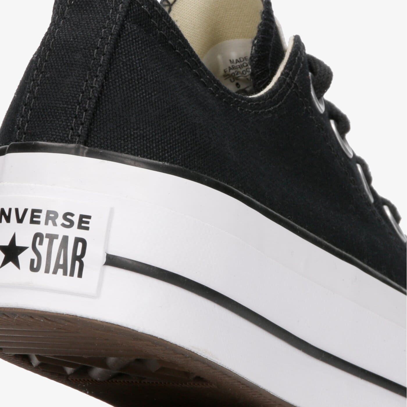 Damskie trampki CONVERSE CHUCK TAYLOR ALL STAR LIFT CANVAS LOW TOP  560250c kolor czarny