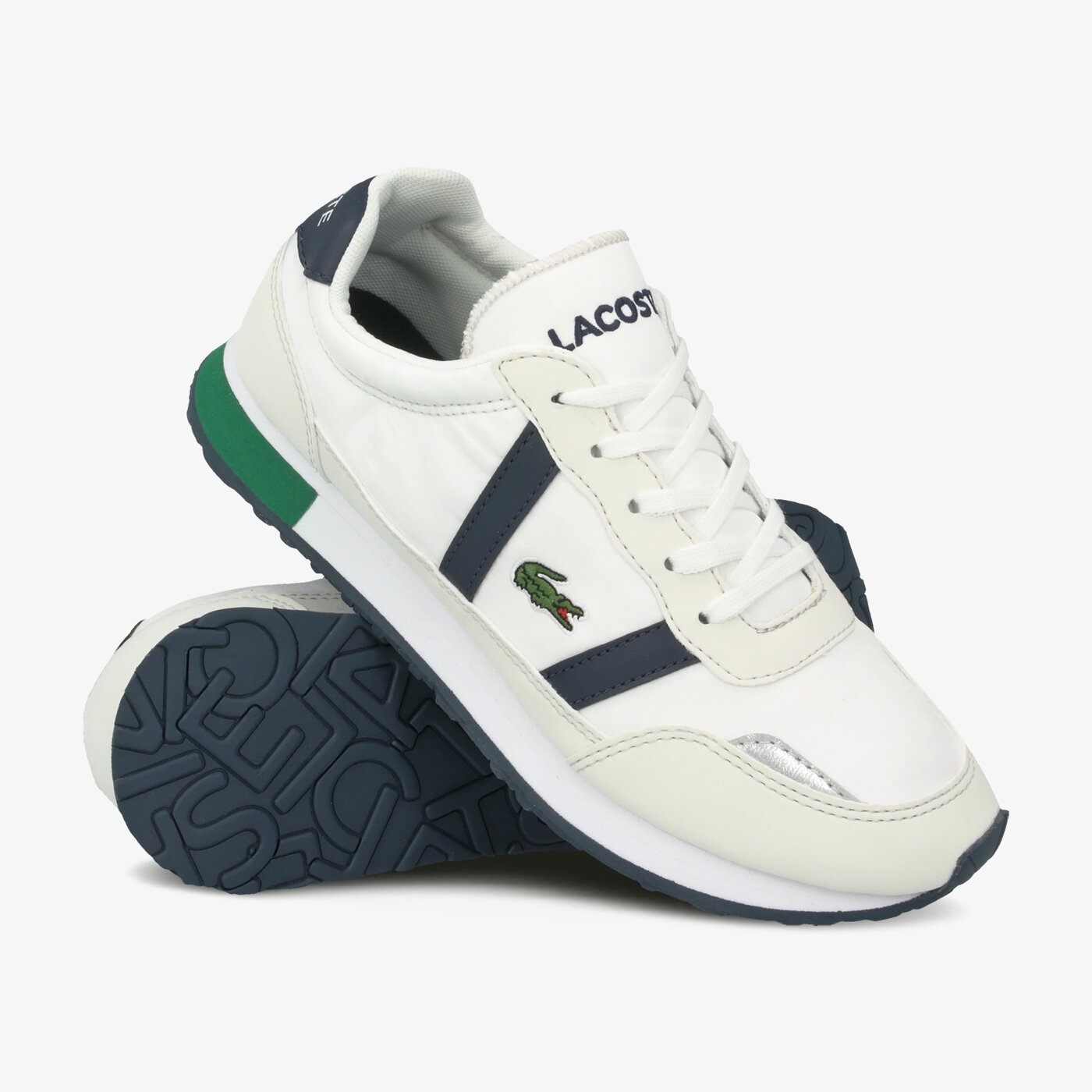 Dziecięce sneakersy (buty) LACOSTE PARTNER 319 2 SUJ 738suj0014wn1 kolor biały