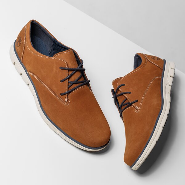 Męskie półbuty TIMBERLAND BRADSTREET PT OXFORD D a1k2j kolor brązowy