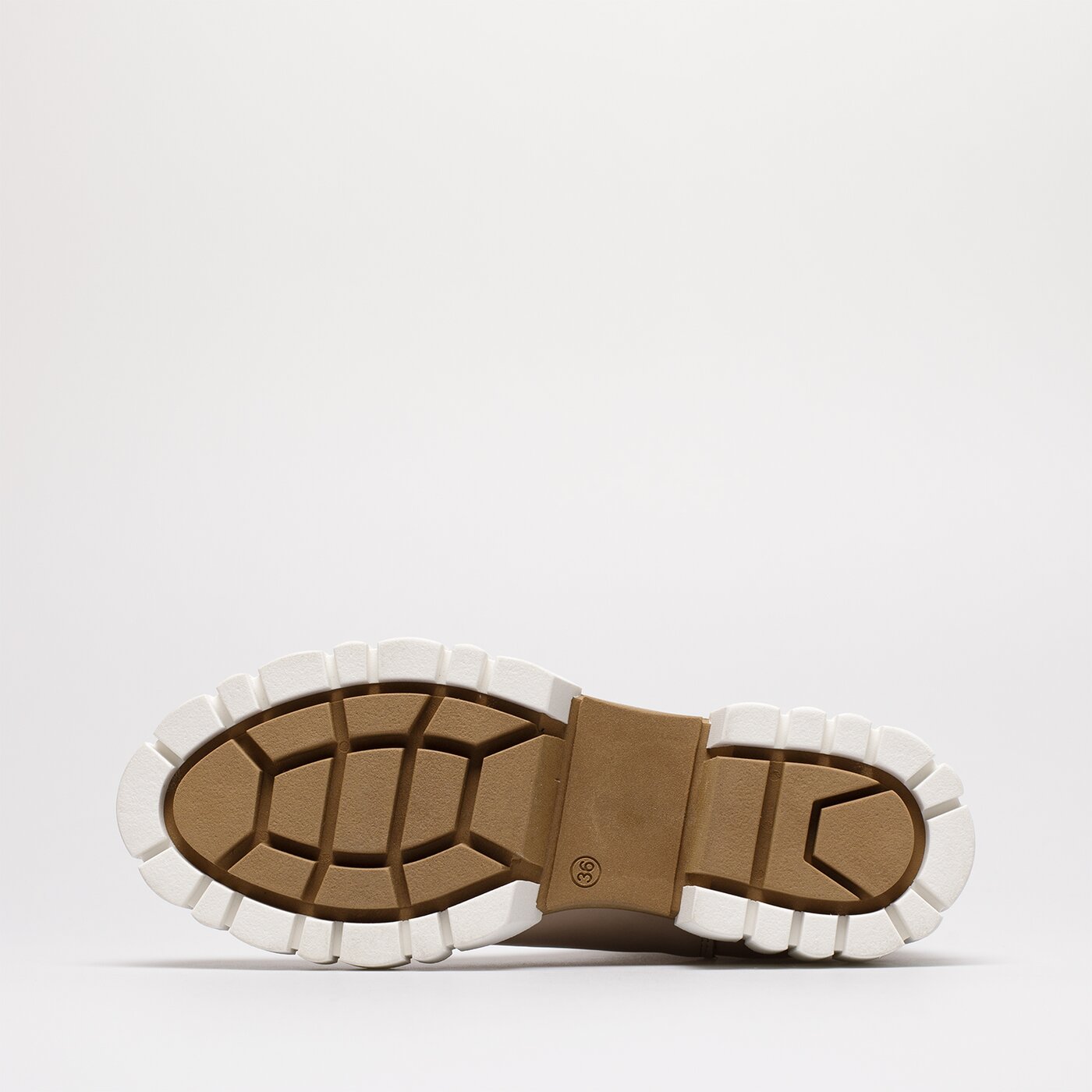 Damskie botki / sztyblety SYMBIOSIS MARLEN BOOTS sywc222015 kolor beżowy