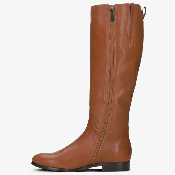 Damskie kozaki SYMBIOSIS MADELINE HIGH BOOTS  sywc219032 kolor brązowy