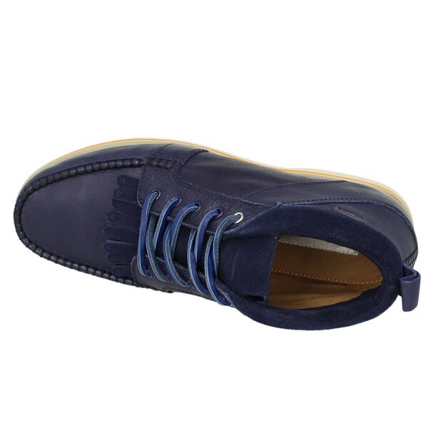 Męskie buty za kostkę LACOSTE BRADFORD MID SL  726stm02362d6 kolor granatowy