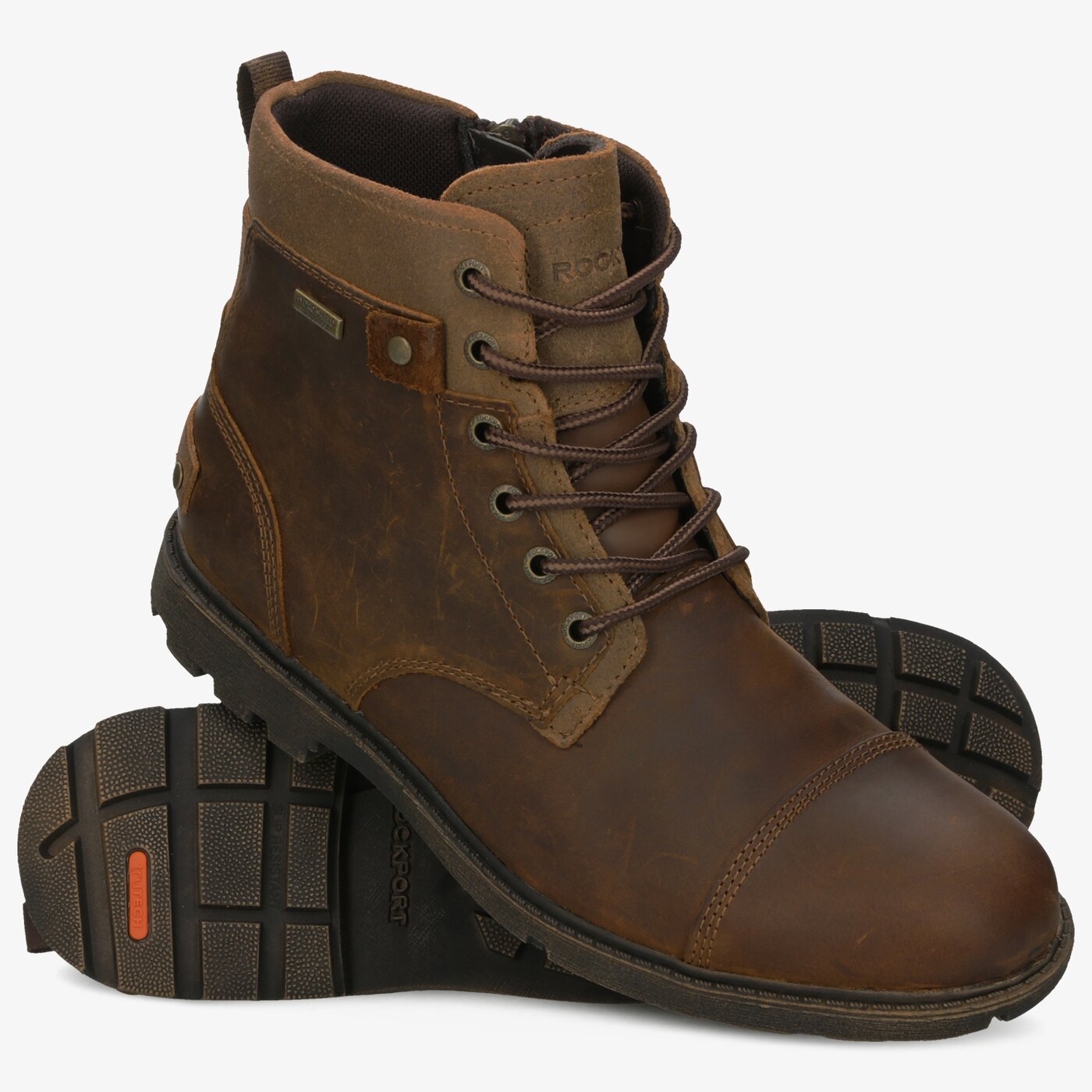 Męskie buty za kostkę ROCKPORT RUGGED BUCKS II ch6542 kolor brązowy