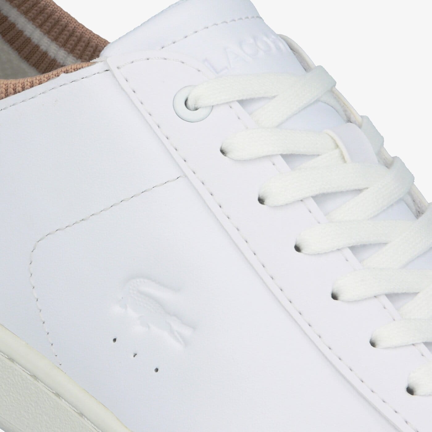 Damskie sneakersy (buty) LACOSTE CARNABY EVO DUO 120 1 SFA  739sfa001183j kolor biały