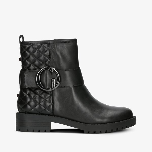 Damskie botki / sztyblety GUESS HADASA fl8hadlea10black kolor czarny