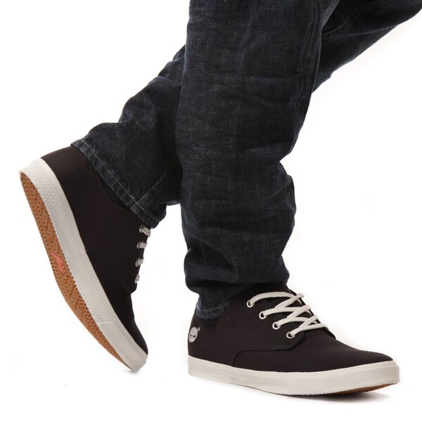 Męskie półbuty TIMBERLAND EK HOOKSET CAMP CANVAS 4 EYE 9319b kolor czarny