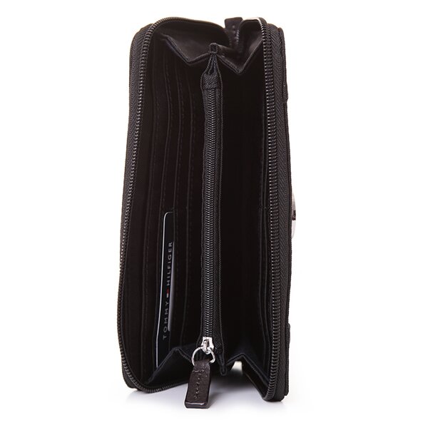 Damski portfel TOMMY HILFIGER PORTFEL PETRA LARGE Z/A bw56924837990 kolor czarny