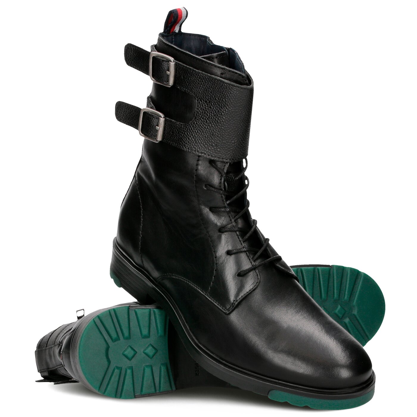 Męskie buty za kostkę TOMMY HILFIGER CLYDE 4A fm0fm01908990 kolor czarny