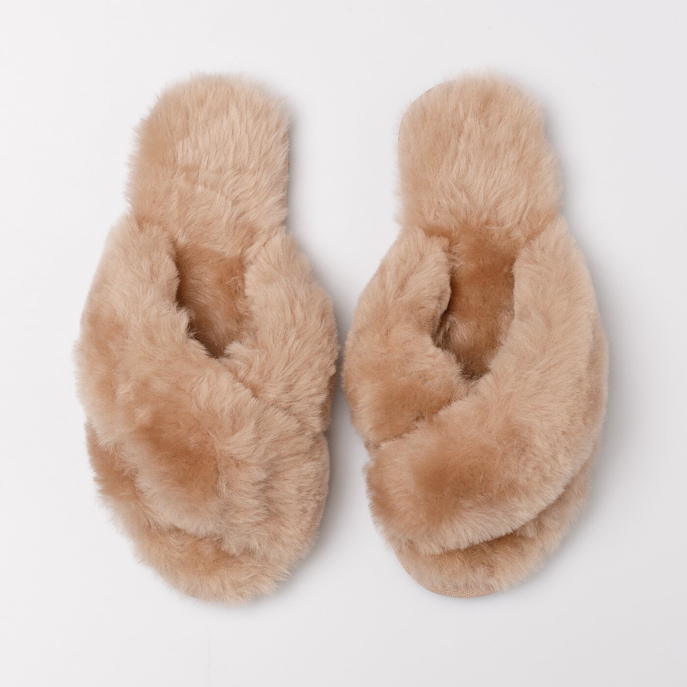 Damskie klapki EMU AUSTRALIA MAYBERRY w11573camel kolor beżowy