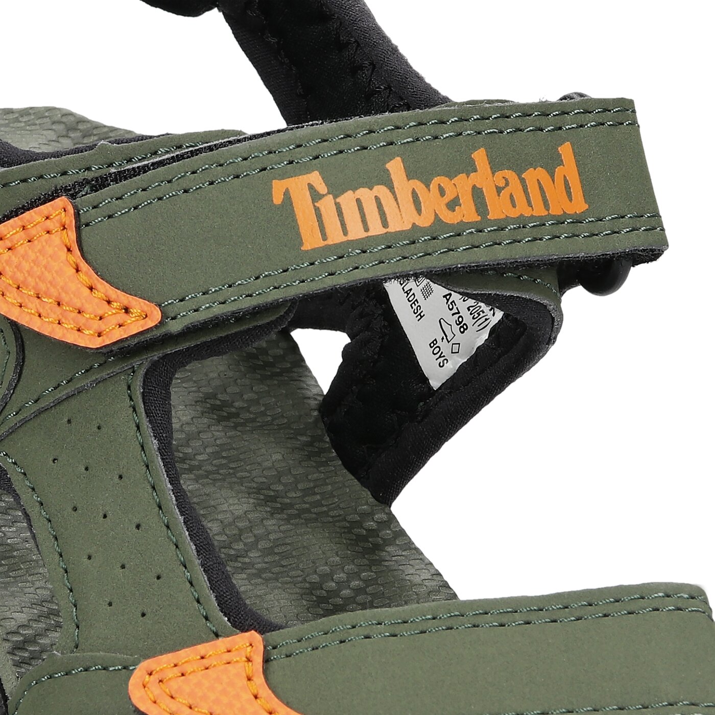 Dziecięce sandały / klapki TIMBERLAND PERKINS ROW 2-STRAP tb0a23sya581 kolor khaki