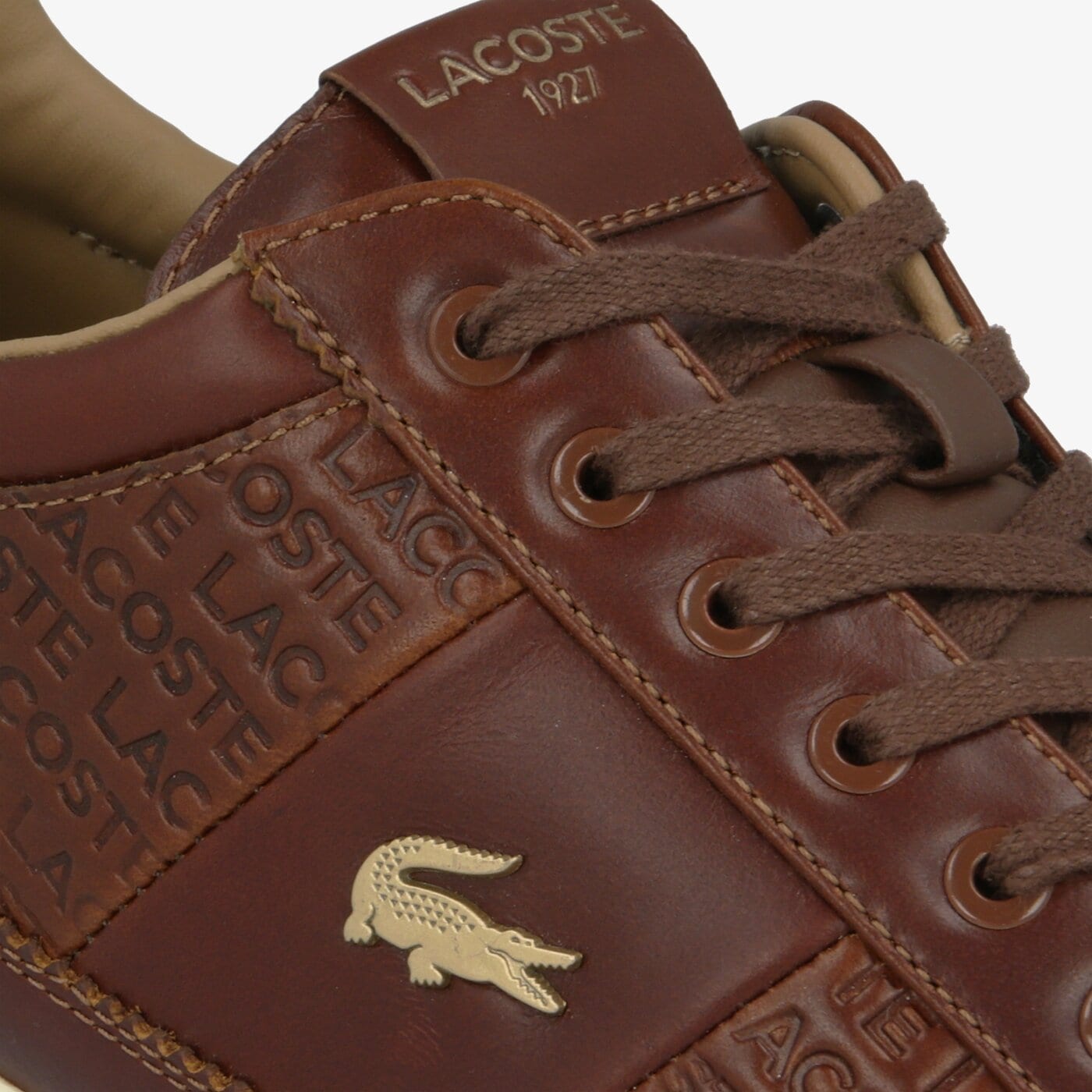 Męskie sneakersy (buty) LACOSTE CHAYMON 120 6 US CMA 739cma0051ak2 kolor brązowy