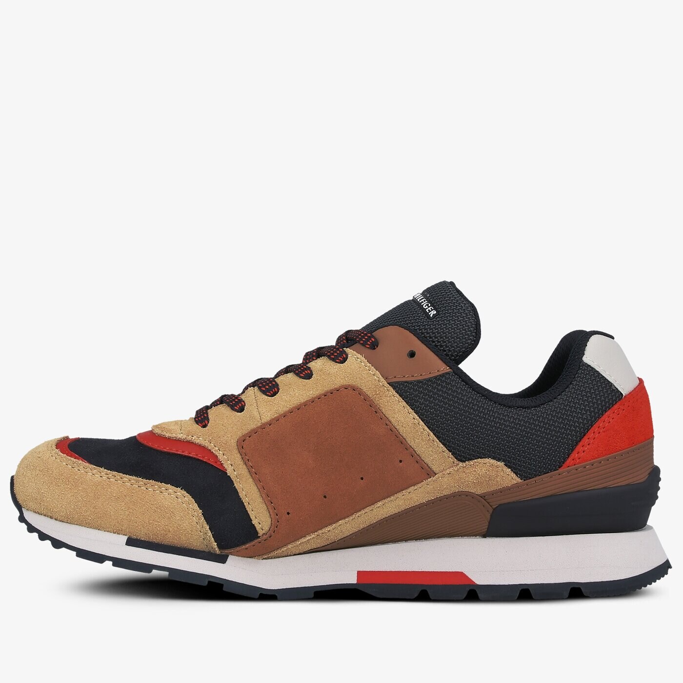 Męskie sneakersy (buty) TOMMY HILFIGER DORIAN 1C2 DORIAN 1C fm0fm03079rbl kolor brązowy