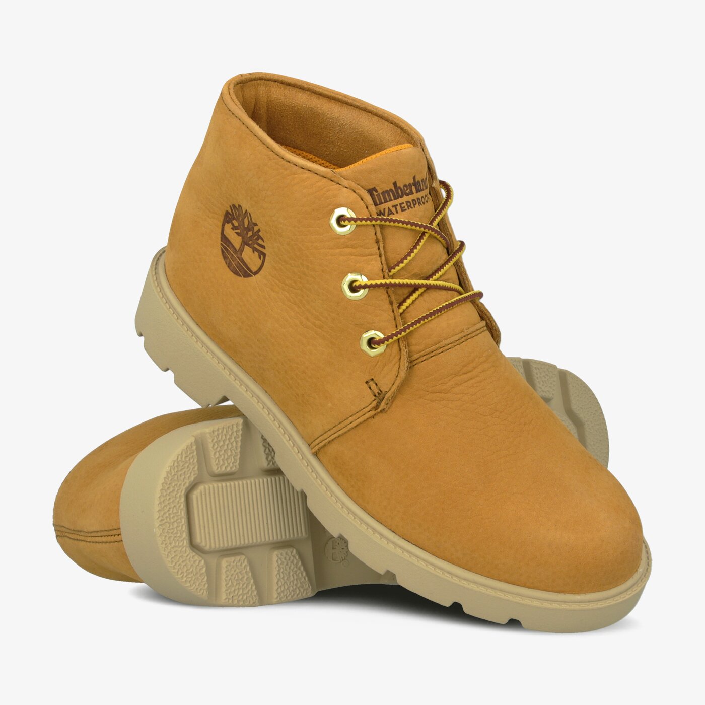 Dziecięce buty za kostkę TIMBERLAND TBL 1973 NEWMAN CHUKKA WP tb0a292a2311 kolor żółty