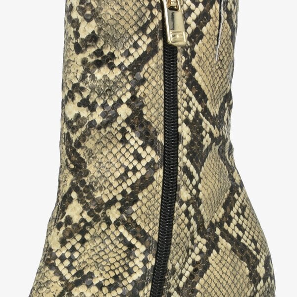 Damskie botki / sztyblety TOMMY HILFIGER SNAKE PRINT BOOTIE fw0fw04498aat kolor multicolor