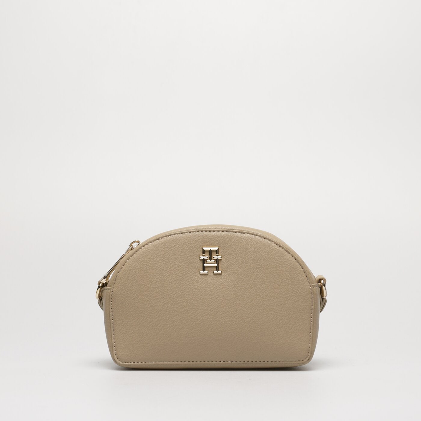 Damska torebka TOMMY HILFIGER TOREBKA TOMMY LIFE HALF MOON CAMERA BAG aw0aw14471aeg kolor beżowy