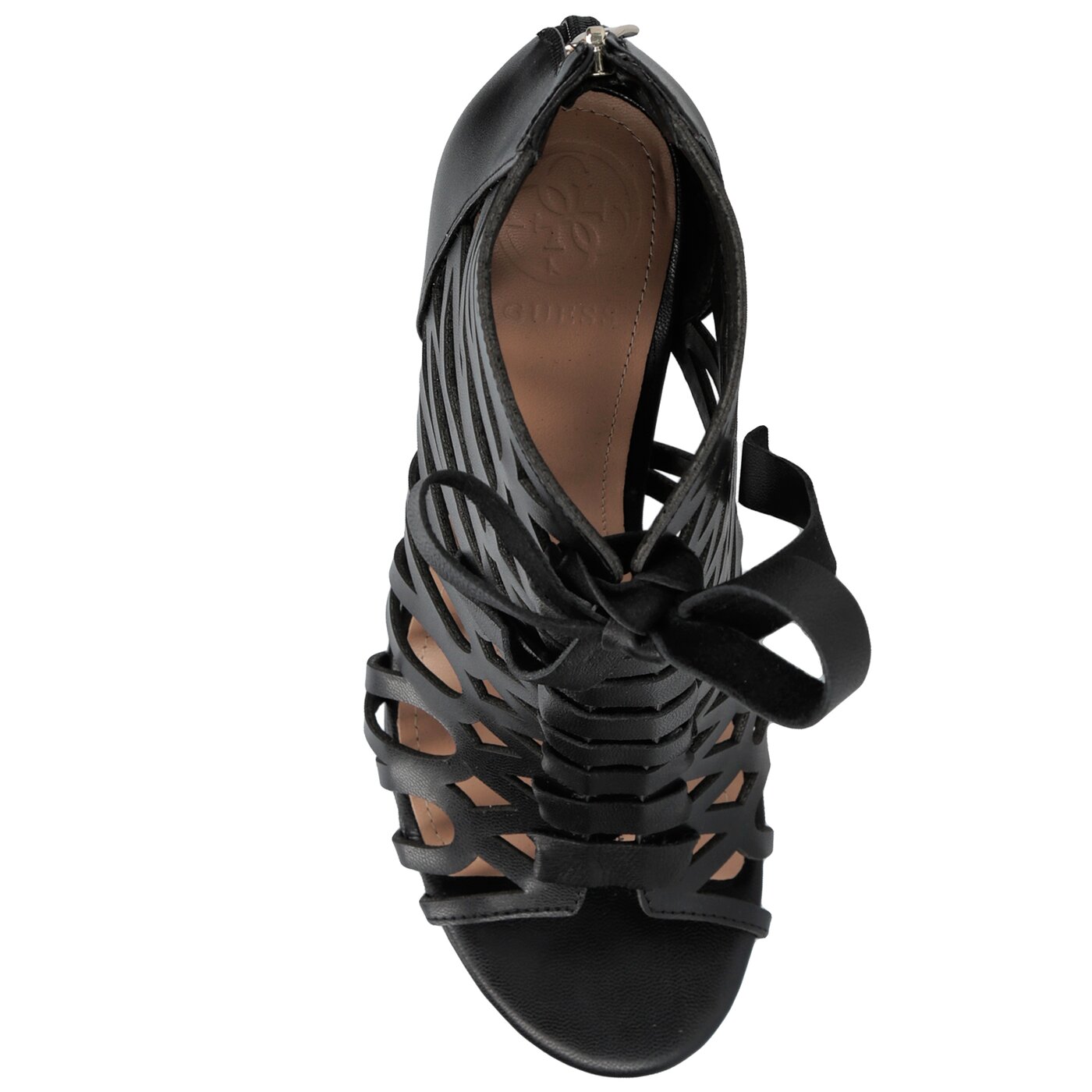 Damskie sandały GUESS ADYN flady1ele09black kolor czarny