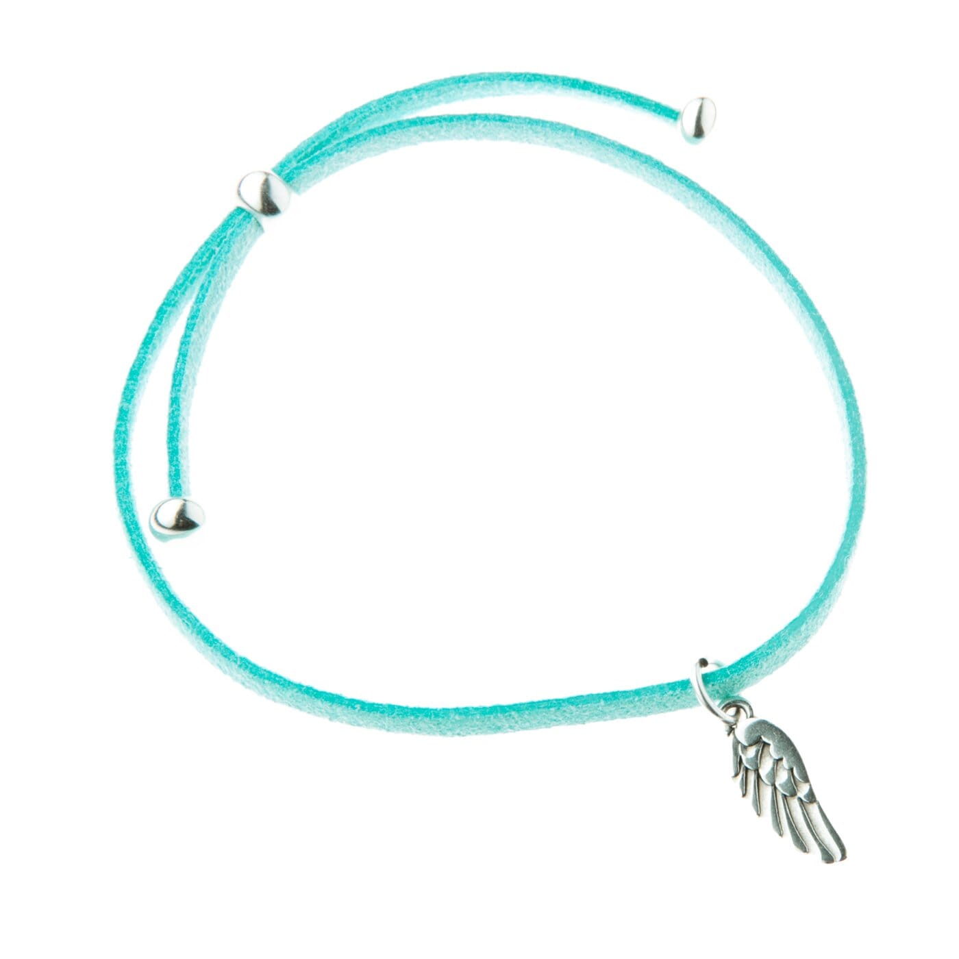 Damska bransoletka / brelok SYMBIOSIS  BRANSOLETKA SKRZYDEŁKO syab007 kolor zielony