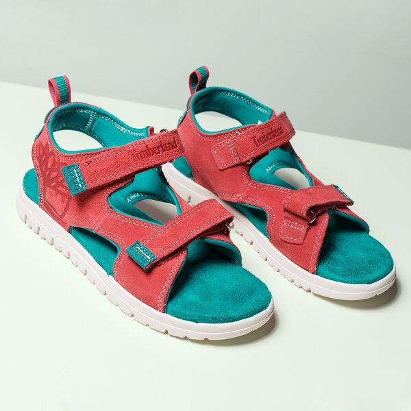 Dziecięce sandały / klapki TIMBERLAND PIERMONT H&L SANDAL a1lo4 kolor różowy