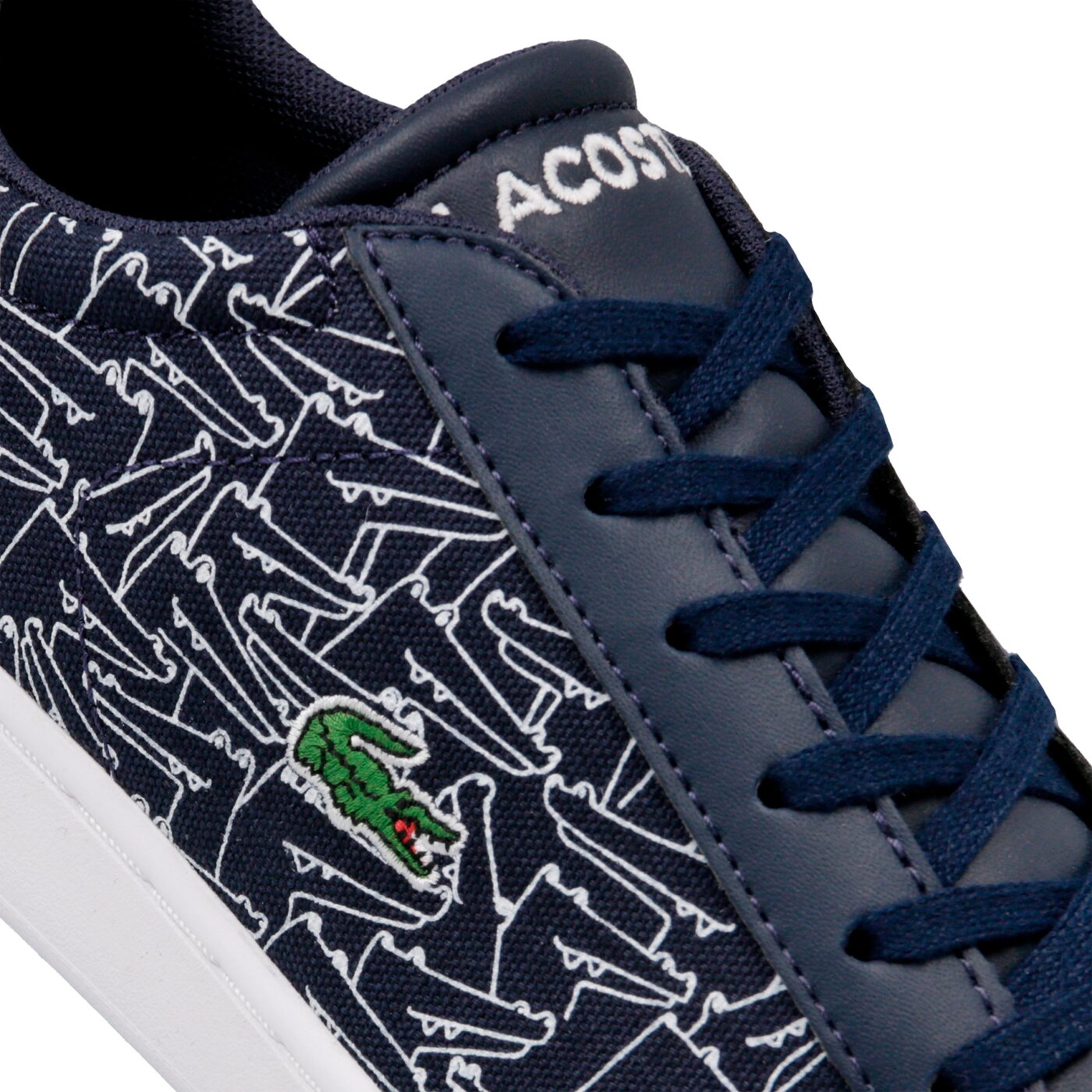 Dziecięce sneakersy (buty) LACOSTE CARNABY EVO 318 4 736spj0003092 kolor granatowy