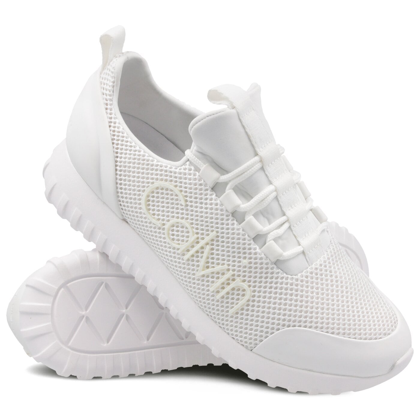 Damskie sneakersy (buty) CALVIN KLEIN REIKA r0666101 kolor biały