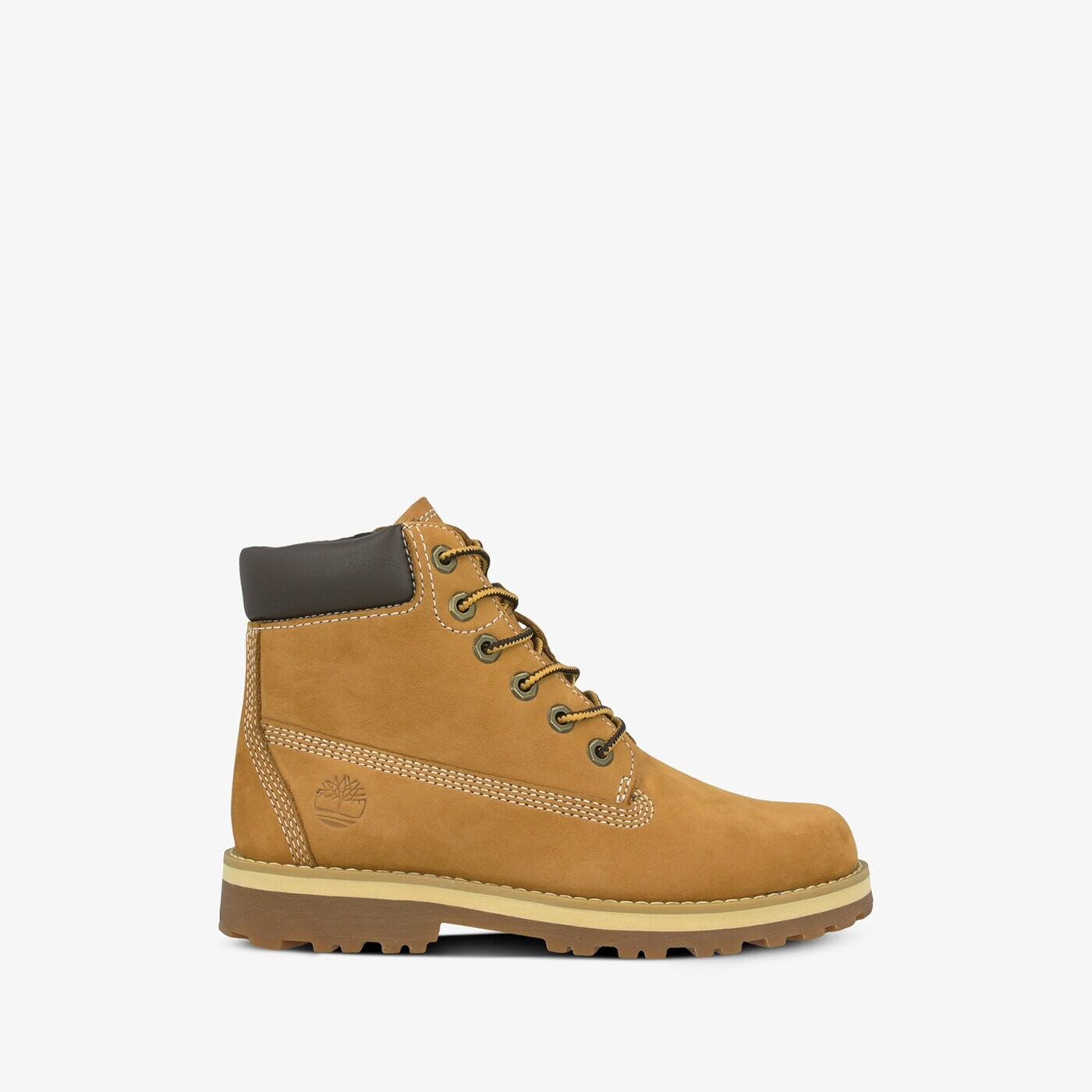 Dziecięce trapery TIMBERLAND COURMA KID TRADITIONAL6IN tb0a27bb2311 kolor żółty