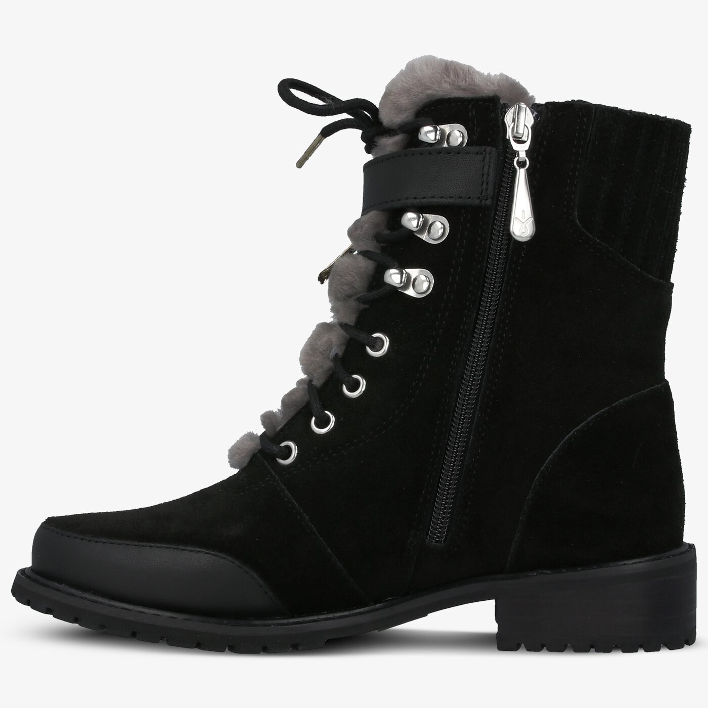 Damskie botki / sztyblety EMU AUSTRALIA WALDRON MIX w12406black kolor czarny