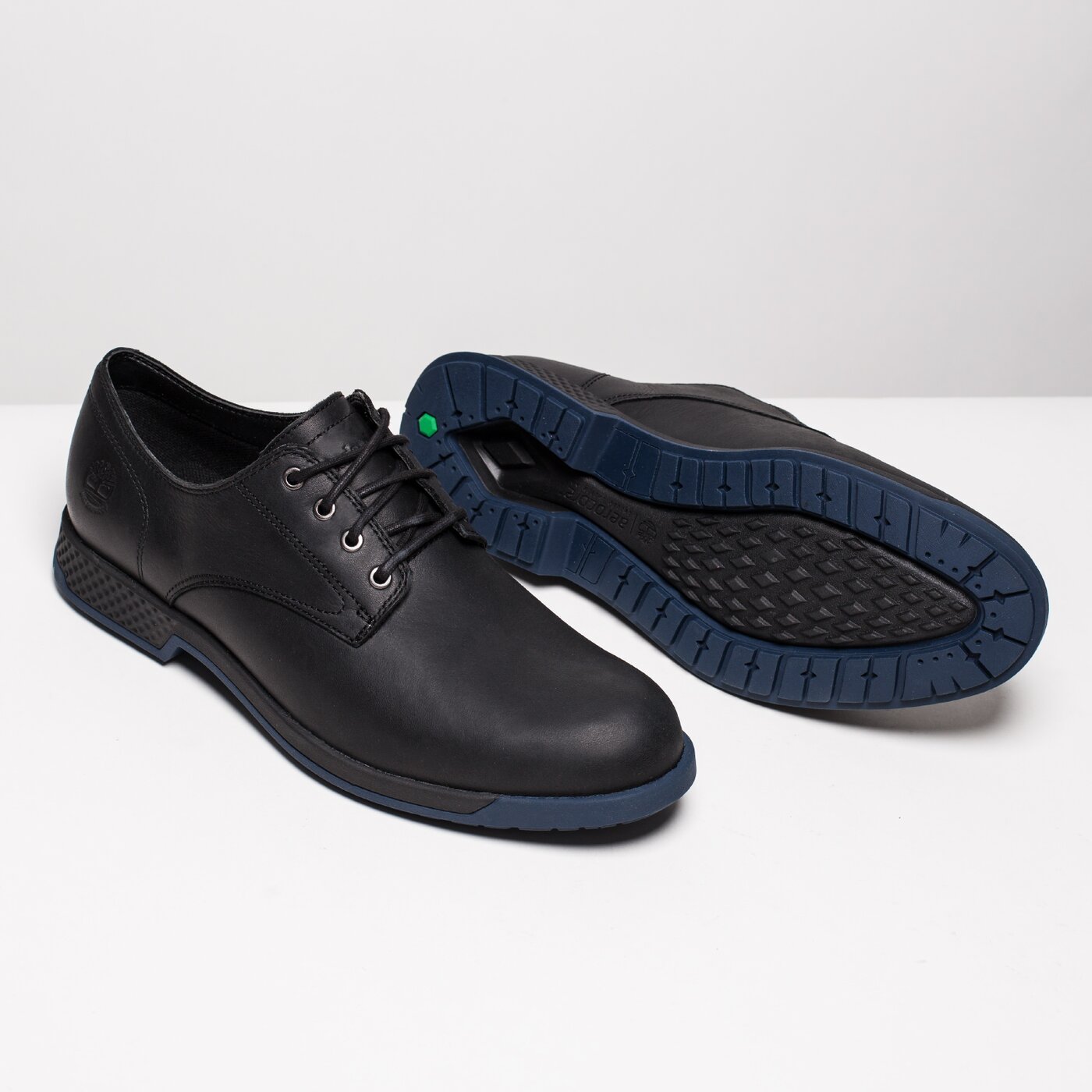 Męskie półbuty TIMBERLAND CITY'S EDGE WP OXFORD ca1vwc kolor czarny