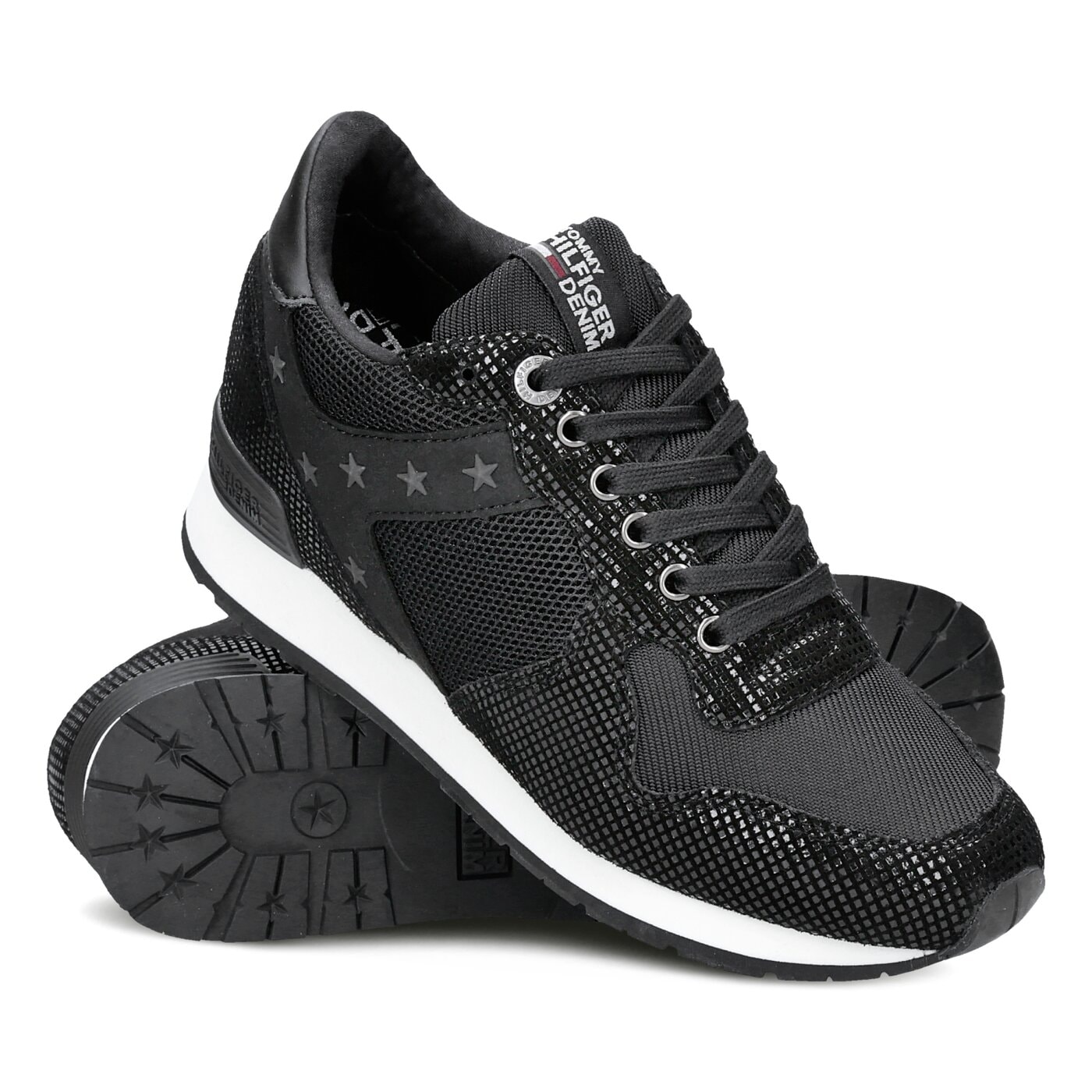 Damskie sneakersy (buty) TOMMY HILFIGER LADY 4Z2 fw0fw01879990 kolor czarny