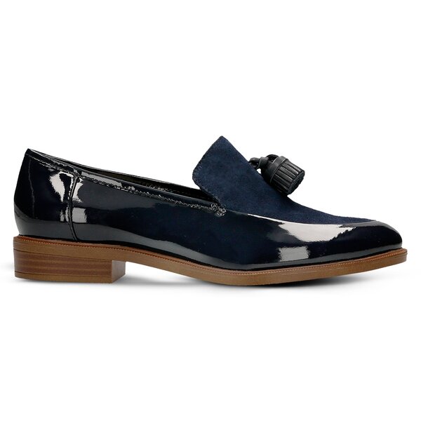 Damskie espadryle CLARKS TAYLOR SPRING 26128243 kolor granatowy