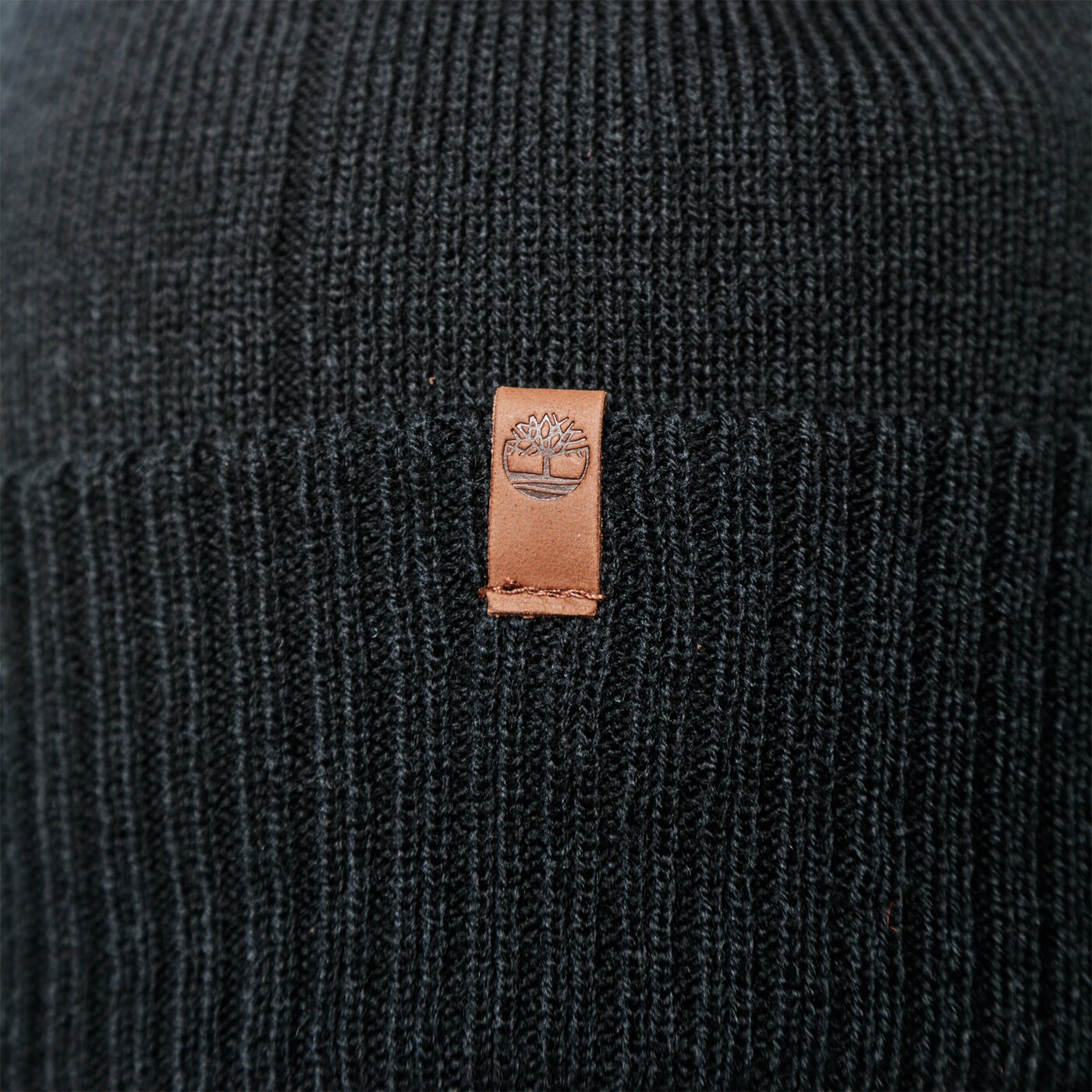 Damska czapka zimowa TIMBERLAND CZAPKA HEATHERED RIBBED BEANIE tb0a1egy0011 kolor czarny