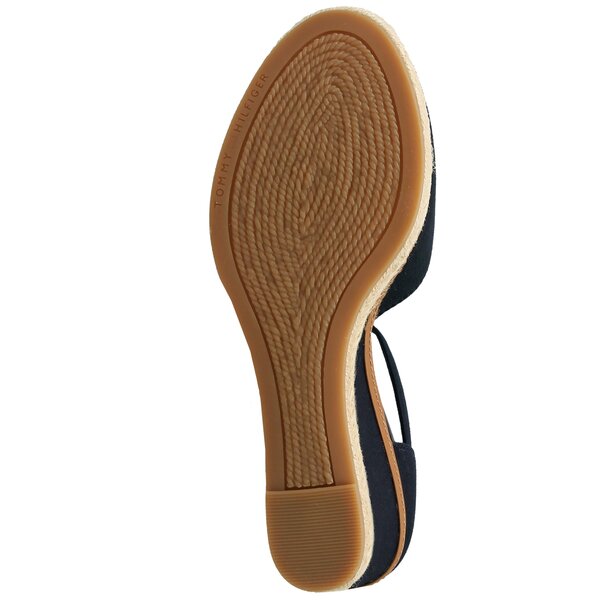 Damskie sandały TOMMY HILFIGER ICONIC ELBA BASIC CLOSED TOE fw0fw02838403 kolor granatowy