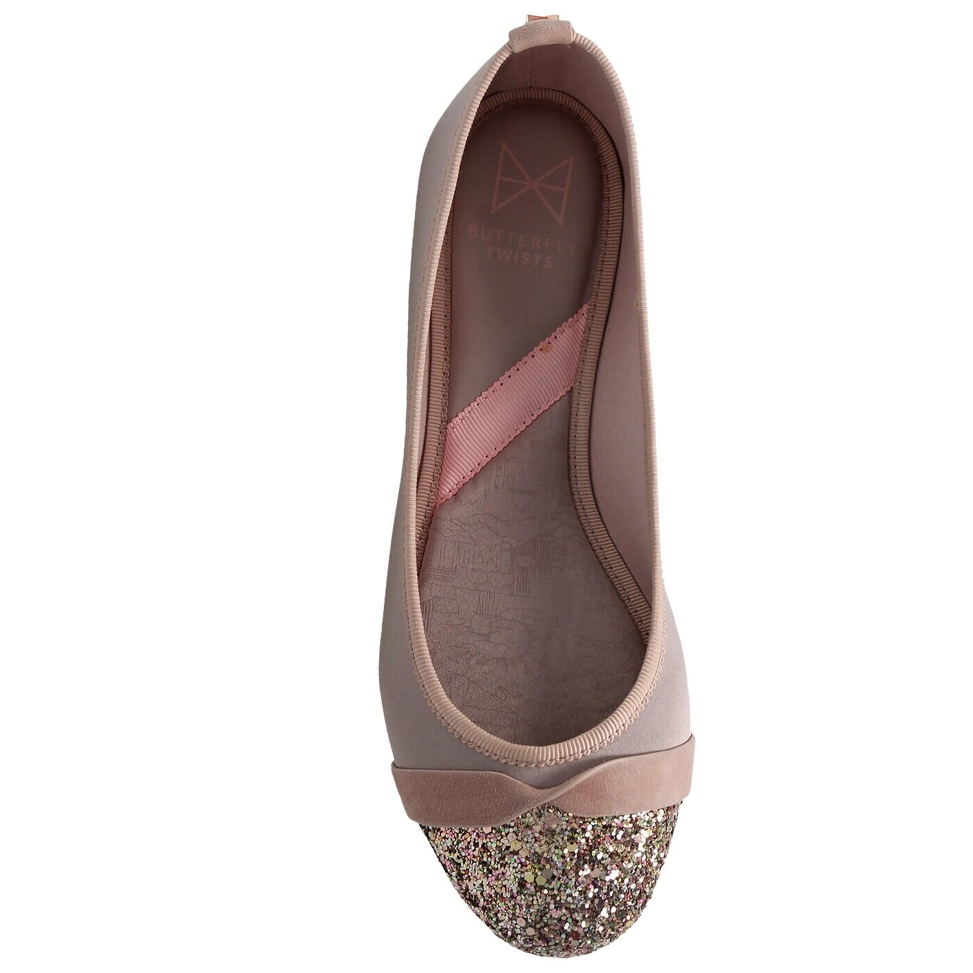 Damskie baleriny (buty) BUTTERFLY TWISTS CHARLOTTE bt30001160 kolor beżowy