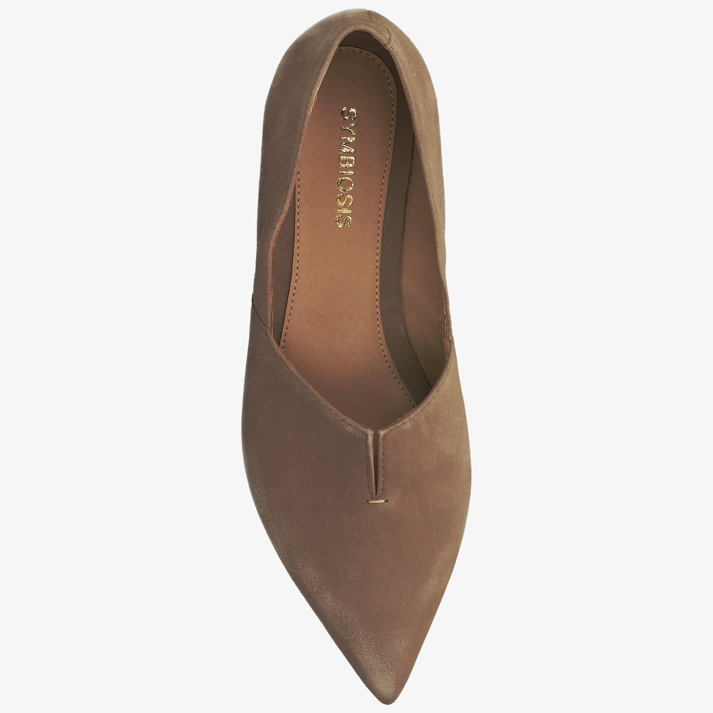 Damskie baleriny (buty) SYMBIOSIS LILIAN  sywc120020 kolor beżowy