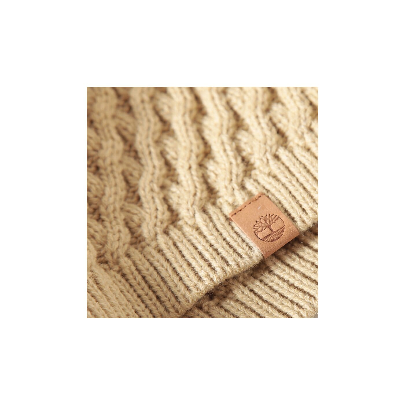 Damski szalik / rękawiczki TIMBERLAND CZAPKA HAT & SNOOD GIFT BOX j1807103 kolor beżowy