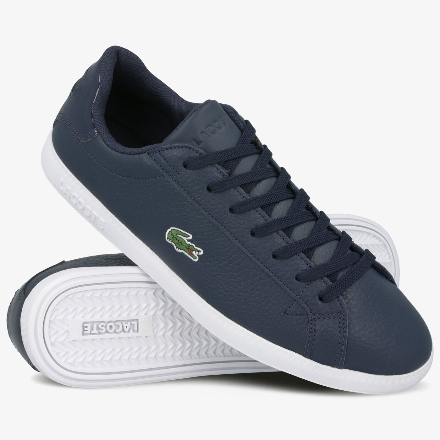 Męskie sneakersy (buty) LACOSTE GRADUATE 120 1 SMA 739sma0020092 kolor granatowy