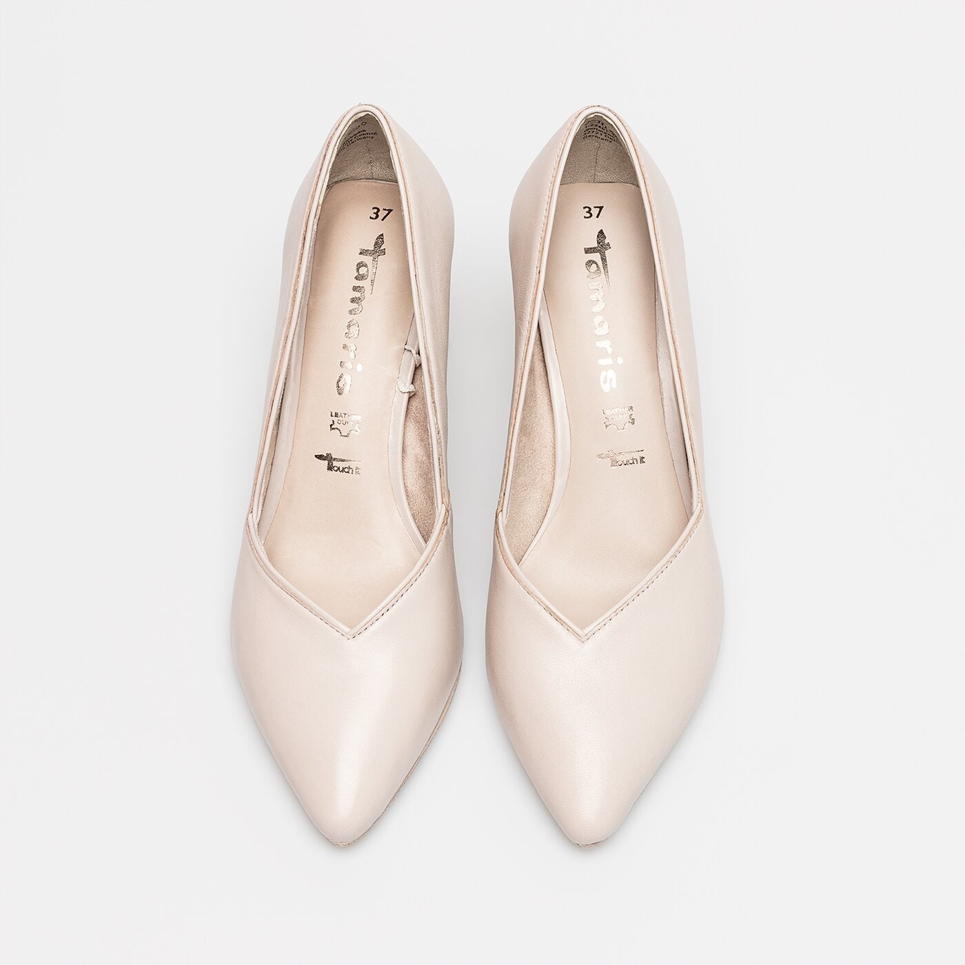 Damskie szpilki / czółenka TAMARIS HIGH HEELS 80 GRE 1-1-22407-29-249 kolor beżowy