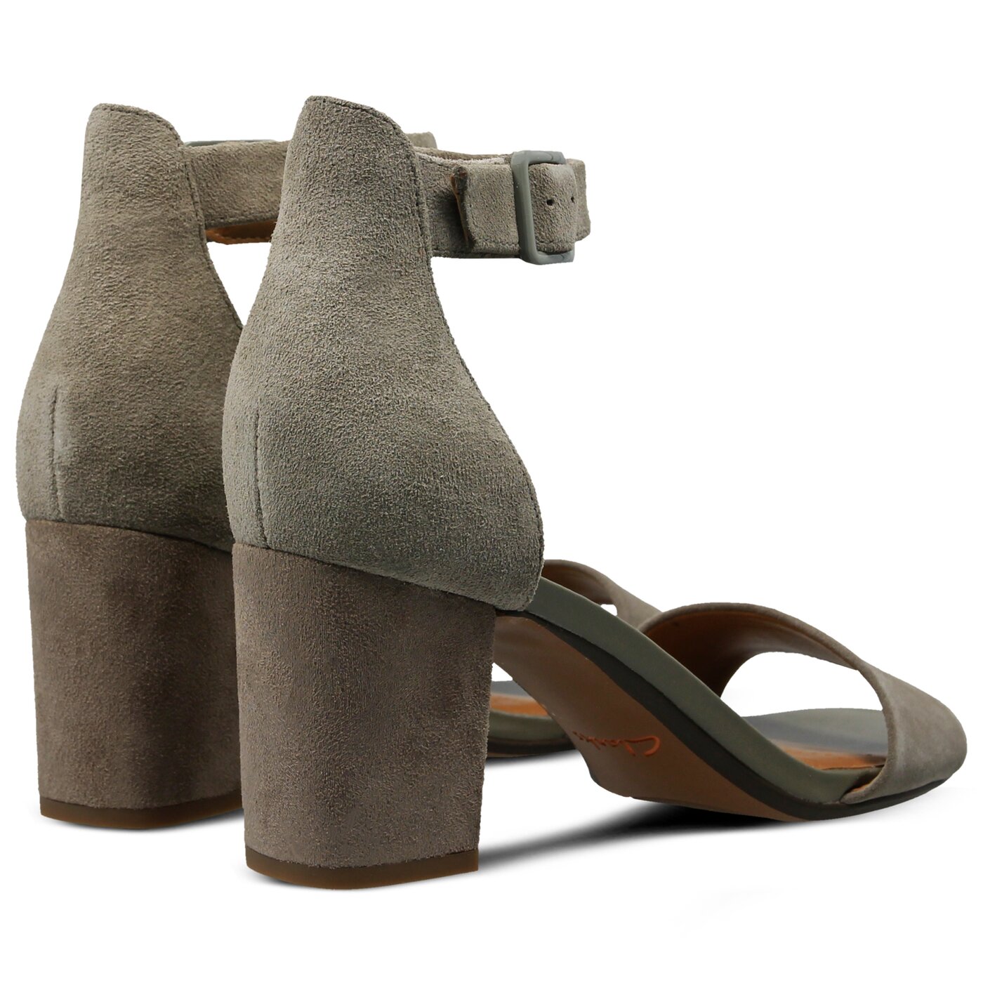 Damskie sandały CLARKS DEVA MAE 26131782 kolor szary