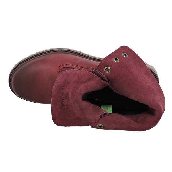 Damskie trapery TIMBERLAND AUTHENTICS FTW  8306a kolor bordowy