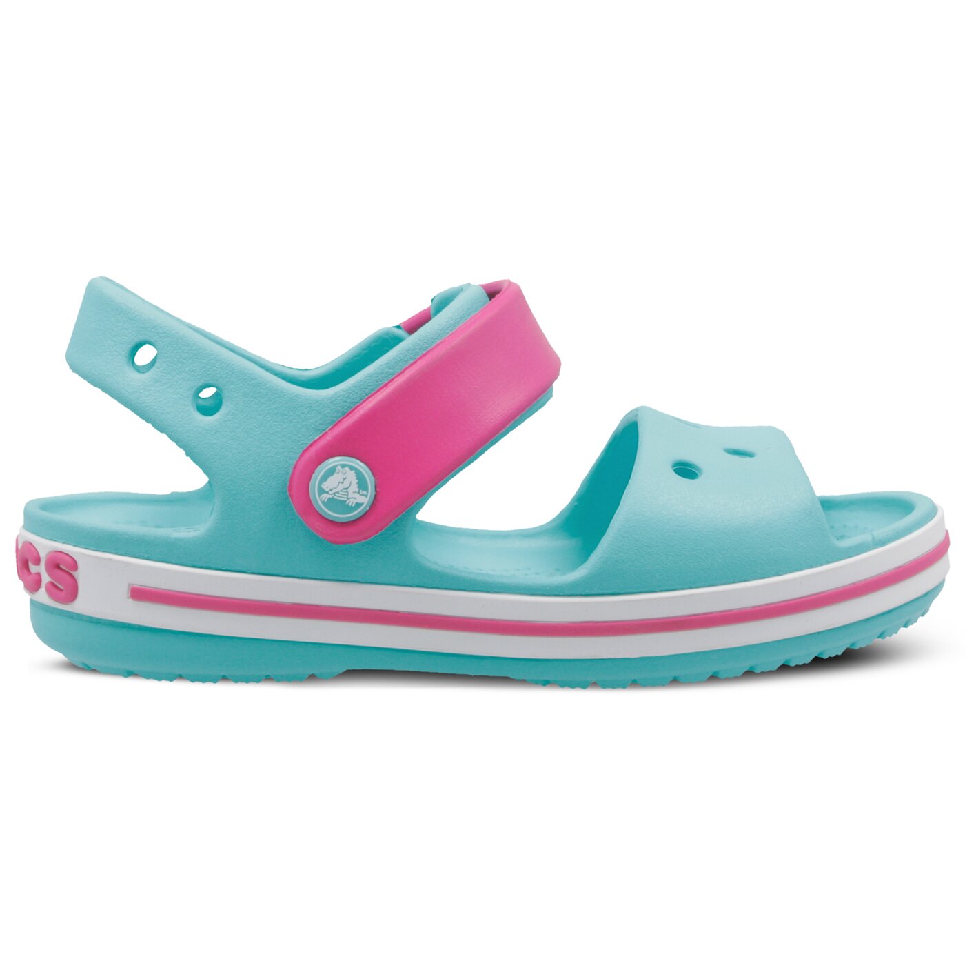 Dziecięce sandały / klapki CROCS CROCBAND SANDAL KIDS 128564fvi kolor niebieski
